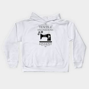 Textile Engineering - White Version - Engineers Kids Hoodie